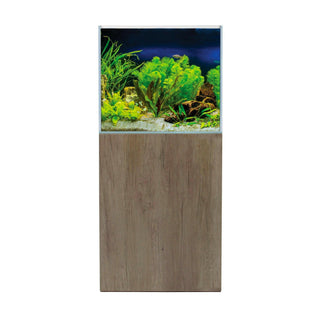 Aqua One AquaSys 150 Aquarium and Cabinet - Grey Nebraska Oak - Charterhouse Aquatics