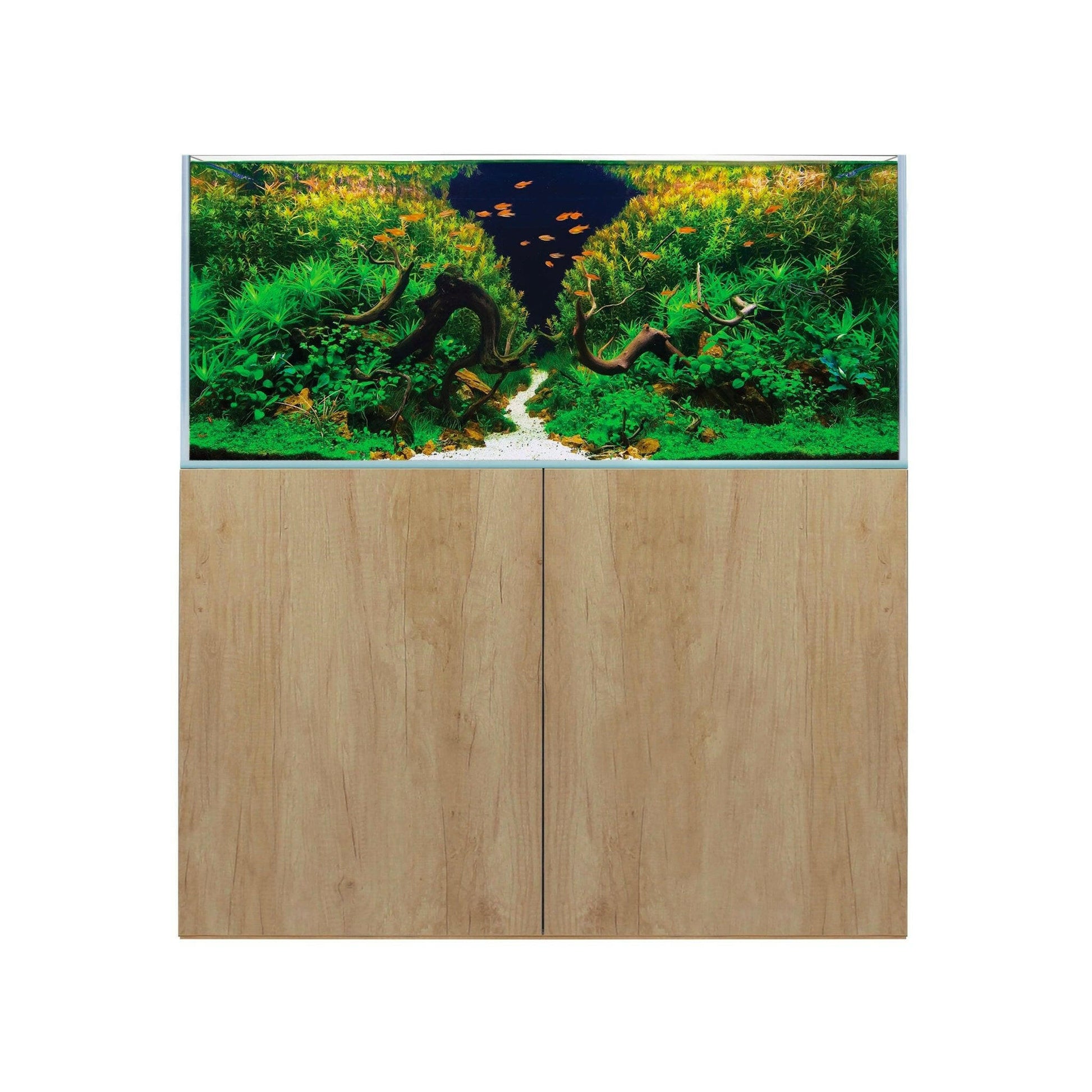 Aqua One AquaSys 300 Aquarium and Cabinet - Natural Nebraska Oak - Charterhouse Aquatics