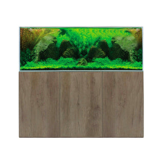 Aqua One AquaSys 395 Aquarium and Cabinet - Grey Nebraska Oak - Charterhouse Aquatics