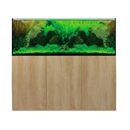 Aqua One AquaSys 395 Aquarium and Cabinet - Natural Nebraska Oak - Charterhouse Aquatics