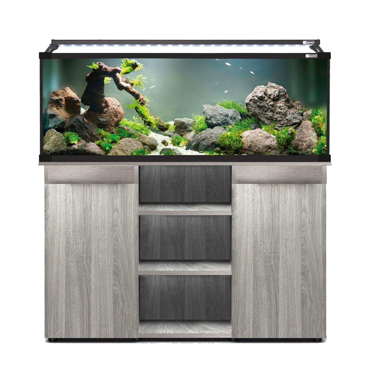 Aqua One Horizon 182 Aquarium and Urban Grey Cabinet - Charterhouse Aquatics