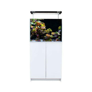 Aqua One MiniReef 120 Aquarium and Cabinet - White - Charterhouse Aquatics