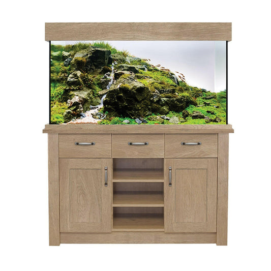 Aqua One OakStyle 230 Aquarium and Cabinet (Yorkshire) - Charterhouse Aquatics