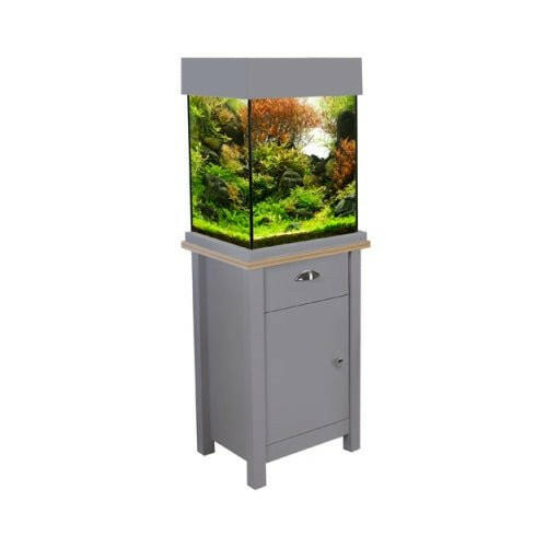 Aqua One OakStyle 85 Aquarium and Cabinet (Flint Grey) - Charterhouse Aquatics