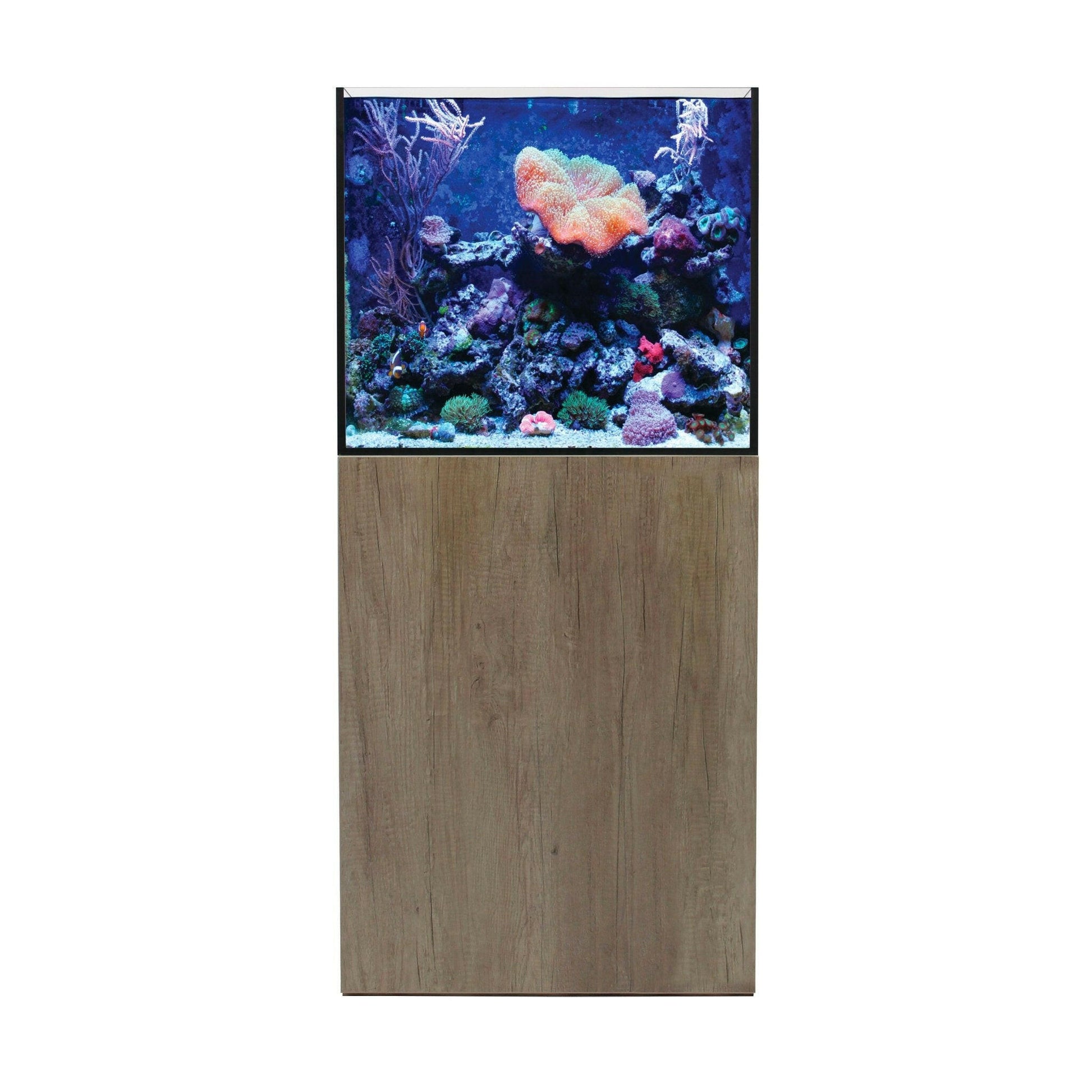 Aqua One ReefSys 180 Aquarium and Cabinet - Grey Nebraska Oak - Charterhouse Aquatics