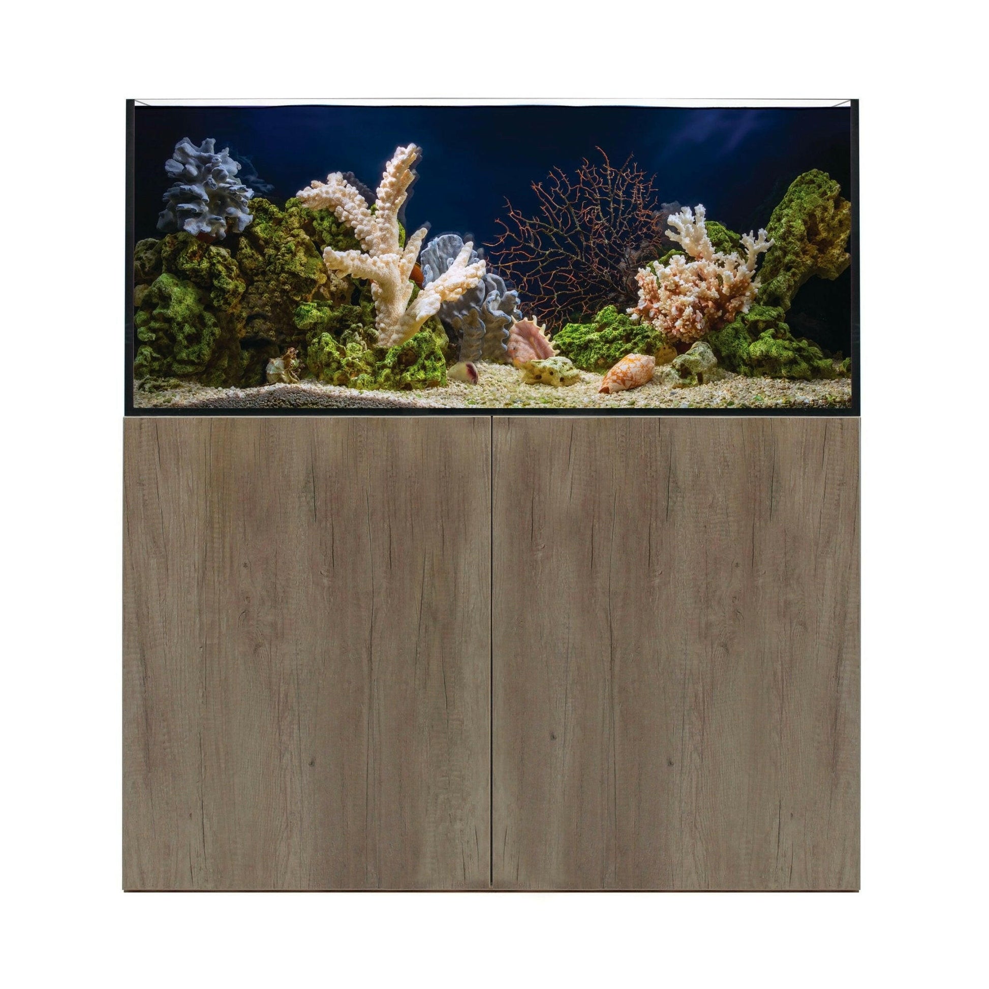 Aqua One ReefSys 326 Aquarium and Cabinet - Grey Nebraska Oak - Charterhouse Aquatics