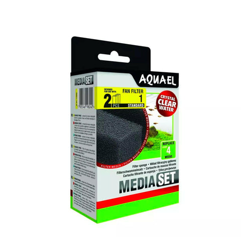 AquaEl Fan Filter 1 Standard Sponges - x2 - Charterhouse Aquatics