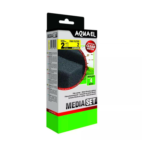 AquaEl Fan Filter 2 Standard Sponges - x2 - Charterhouse Aquatics