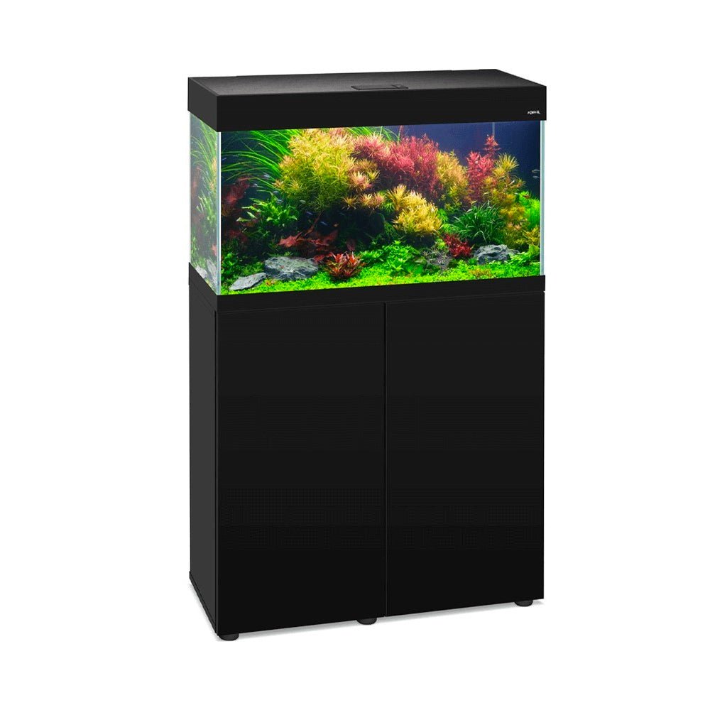Aquael Opti Set 125 Black Aquarium and Cabinet - Charterhouse Aquatics