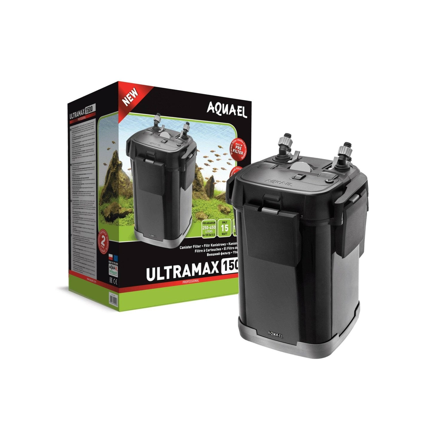 Aquael Ultramax 1500 External Filter - Charterhouse Aquatics