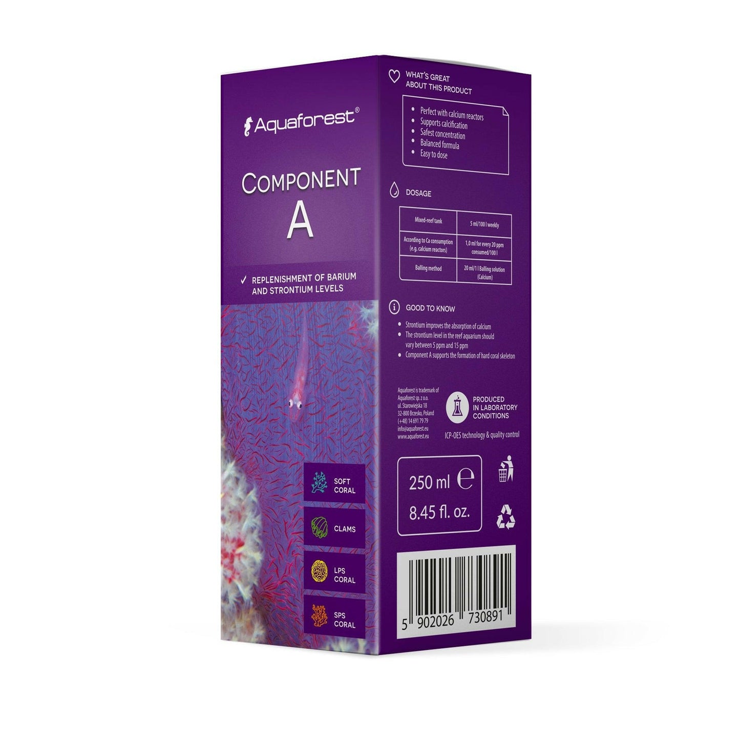 Aquaforest Component A (250ml) - Charterhouse Aquatics