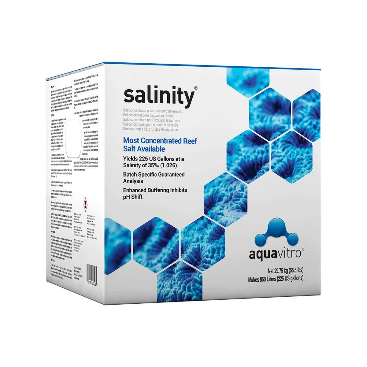 Aquavitro Salinity Salt 29.75KG - Charterhouse Aquatics