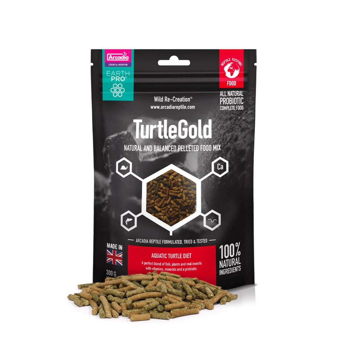 Arcadia EarthPro TurtleGold 300g - Charterhouse Aquatics