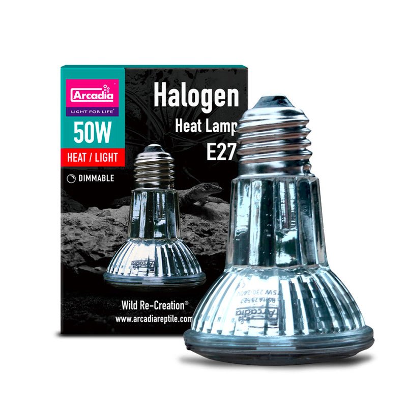Arcadia Halogen Basking Lamp (E27) 50w - Charterhouse Aquatics