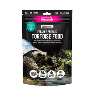 Arcadia Optimised52 Tortoise Food 500g - Charterhouse Aquatics