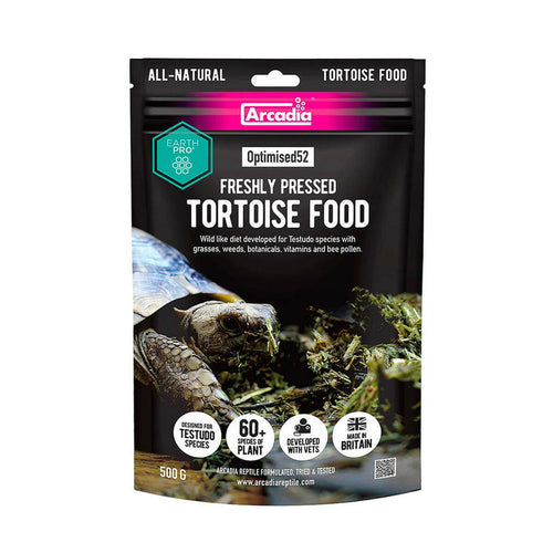 Arcadia Optimised52 Tortoise Food 500g - Charterhouse Aquatics