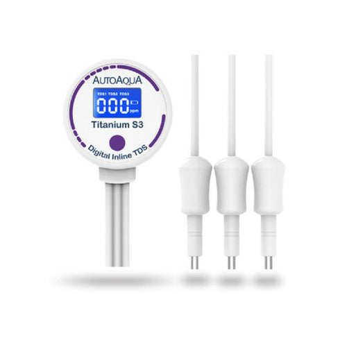Auto Aqua Titanium S3 Triple Digital TDS Meter - Charterhouse Aquatics