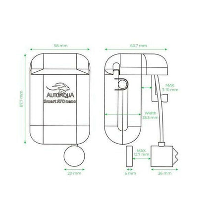 Autoaqua Smart ATO Nano - Charterhouse Aquatics