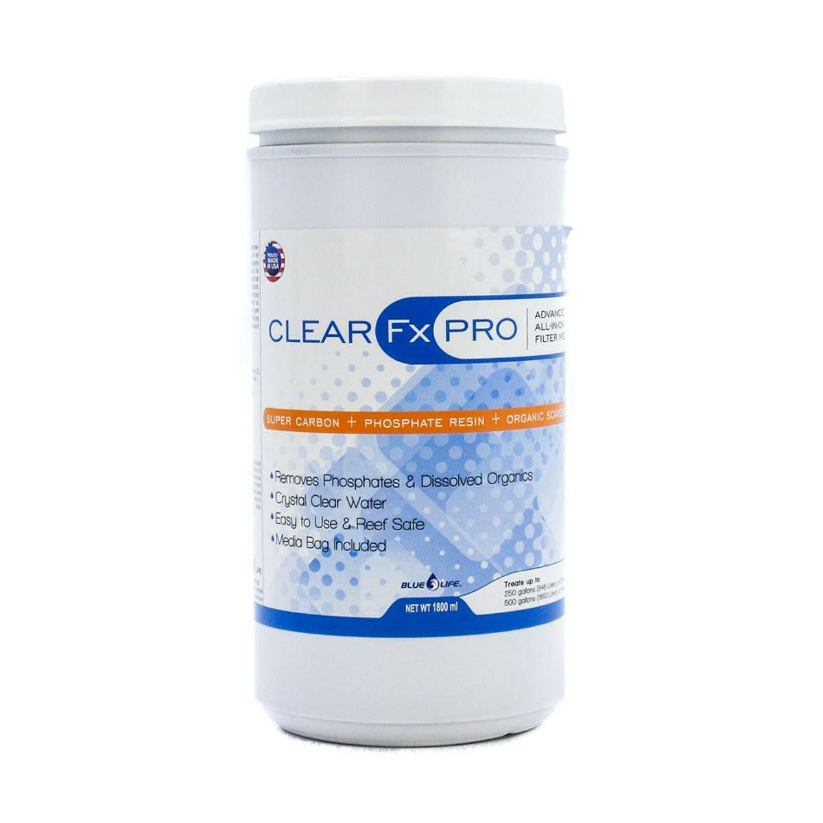 Blue Life CLEAR Fx PRO 1800ml - Charterhouse Aquatics