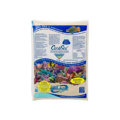 CaribSea Arag-Alive Bahamas Oolite Live Sand (20lb) - Charterhouse Aquatics