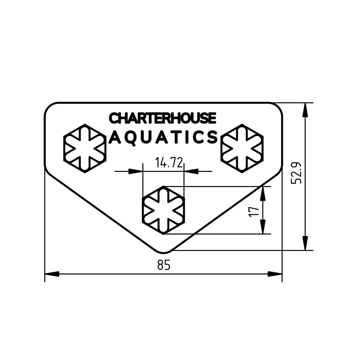 Charterhouse 3D Frag Rack Pro - Nano - Charterhouse Aquatics