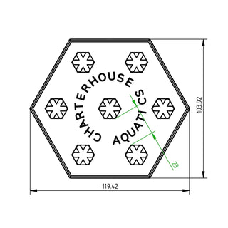 Charterhouse 3D Hex Frag Stand - Pro - Charterhouse Aquatics