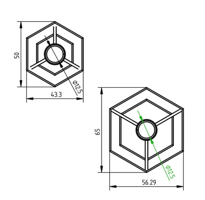 Charterhouse 3D Single Frag Stands (3 pack) - Charterhouse Aquatics