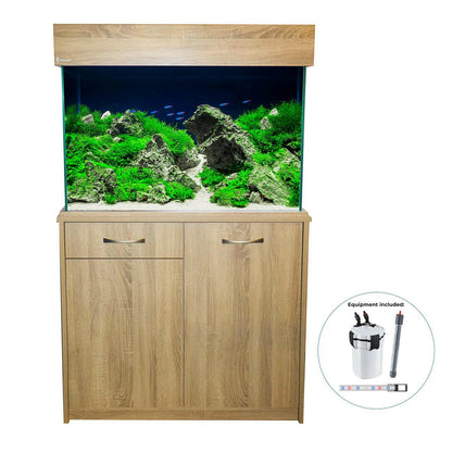 Clearseal 36" Ambience Aquarium Set - Grey Bardolino - Charterhouse Aquatics