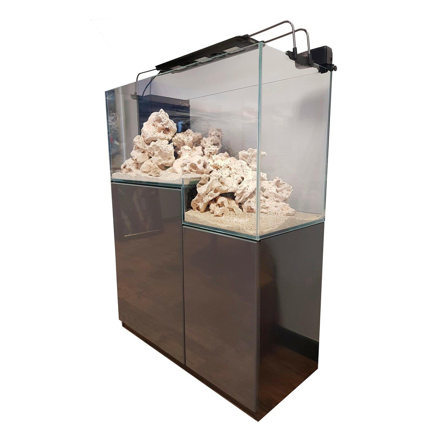 Clearseal Drop Off Aquarium - Gloss Grey - Charterhouse Aquatics