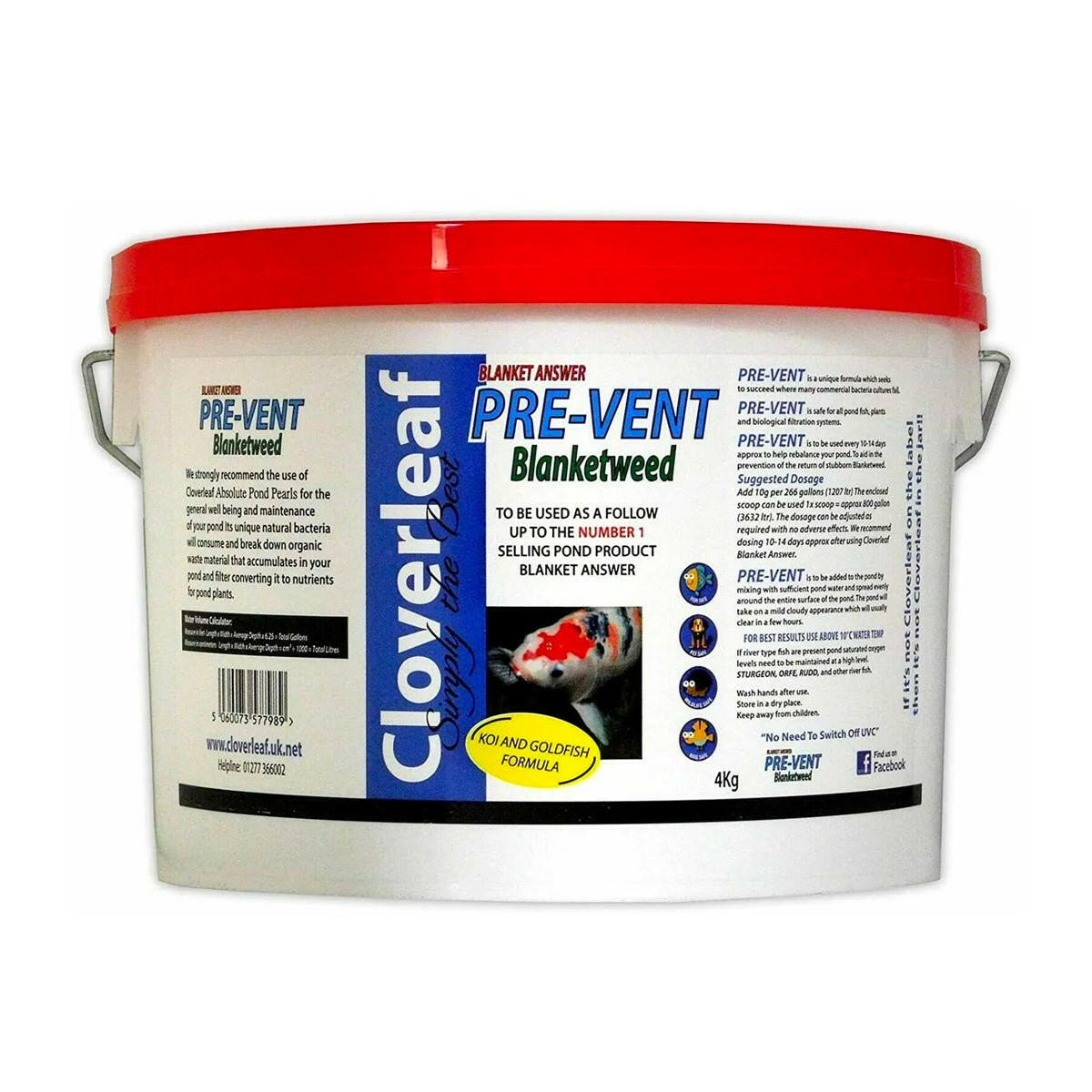 Cloverleaf Prevent Blanketweed 4KG - Charterhouse Aquatics