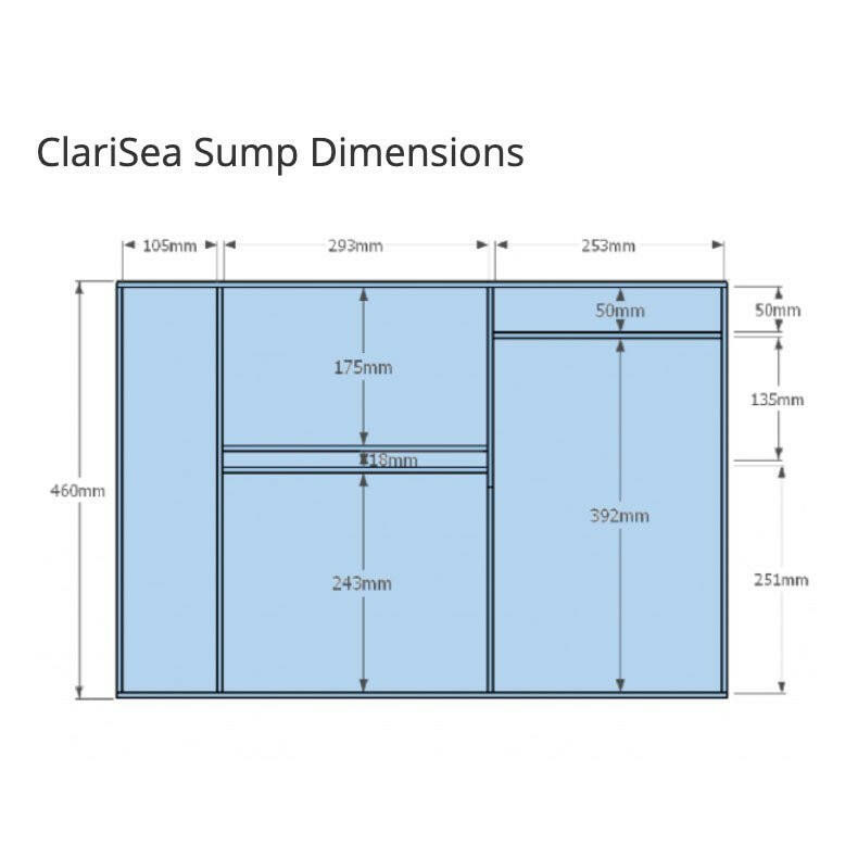 D-D Reef-Pro 1200 Deluxe Light Pack 1 - Black (Clarisea Sump/White Lights) - Charterhouse Aquatics