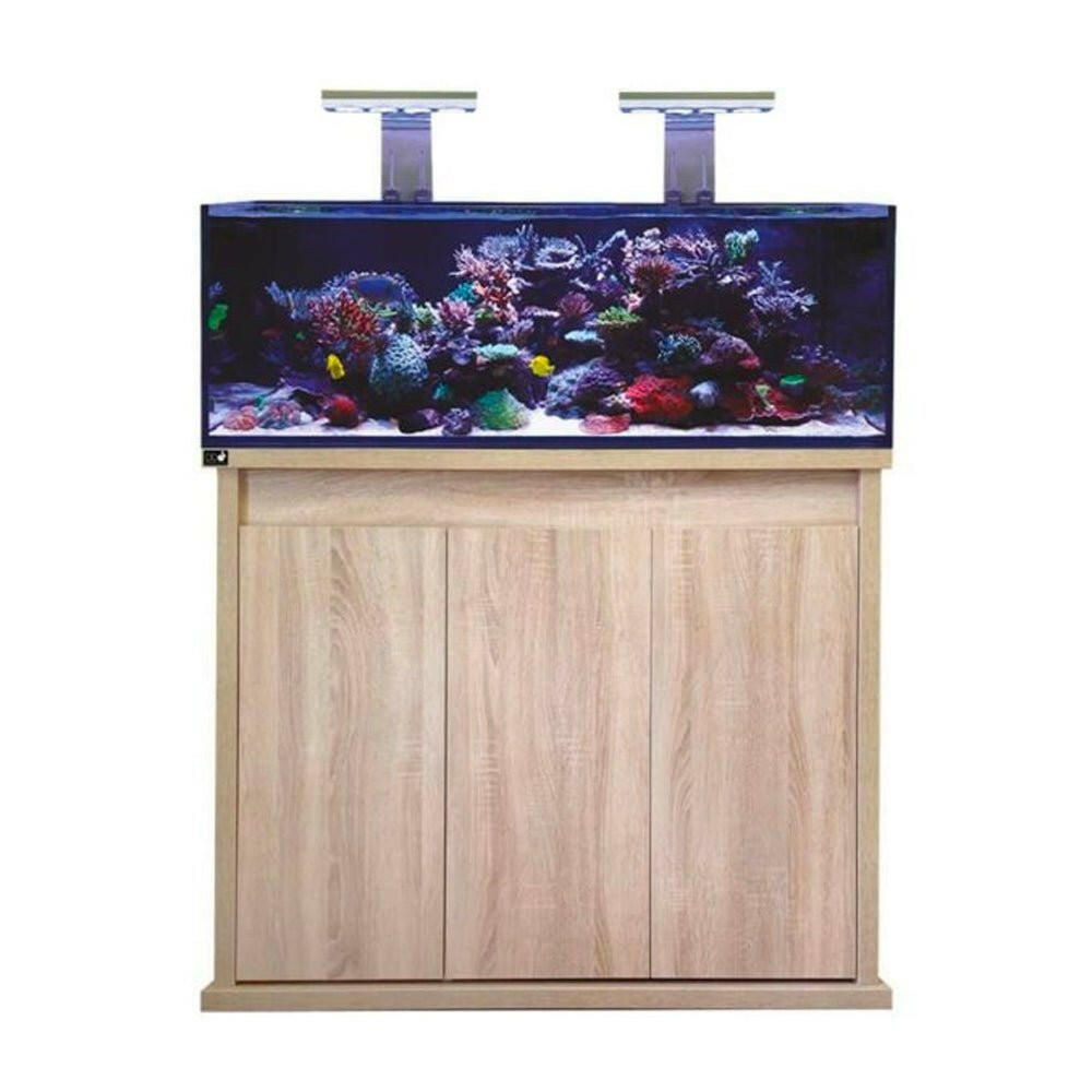 D-D Reef-Pro 1200 Deluxe Light Pack 2 - Platinum Oak (Standard Sump/Black Lights) - Charterhouse Aquatics