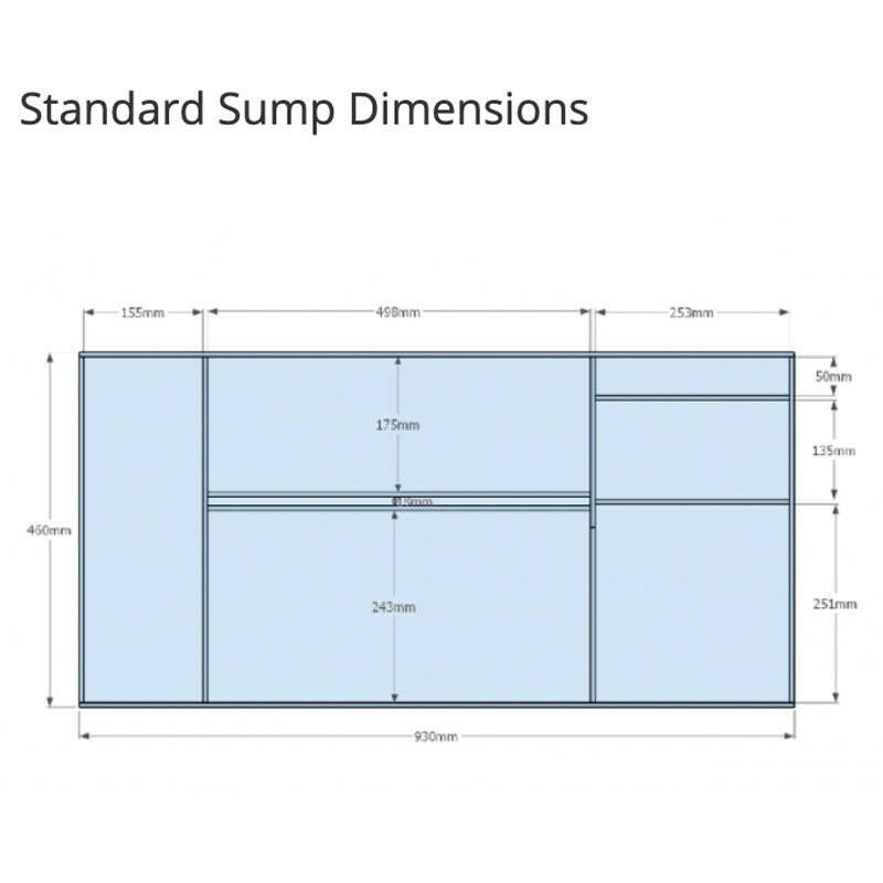 D-D Reef-Pro 1500s Deluxe Light Pack 1 - Carbon Oak (Standard Sump/Black Lights) - Charterhouse Aquatics