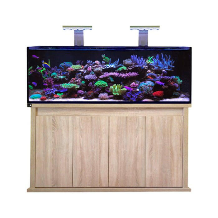 D-D Reef-Pro 1500s Deluxe Light Pack 1 - Platinum Oak (Standard Sump/Black Lights) - Charterhouse Aquatics