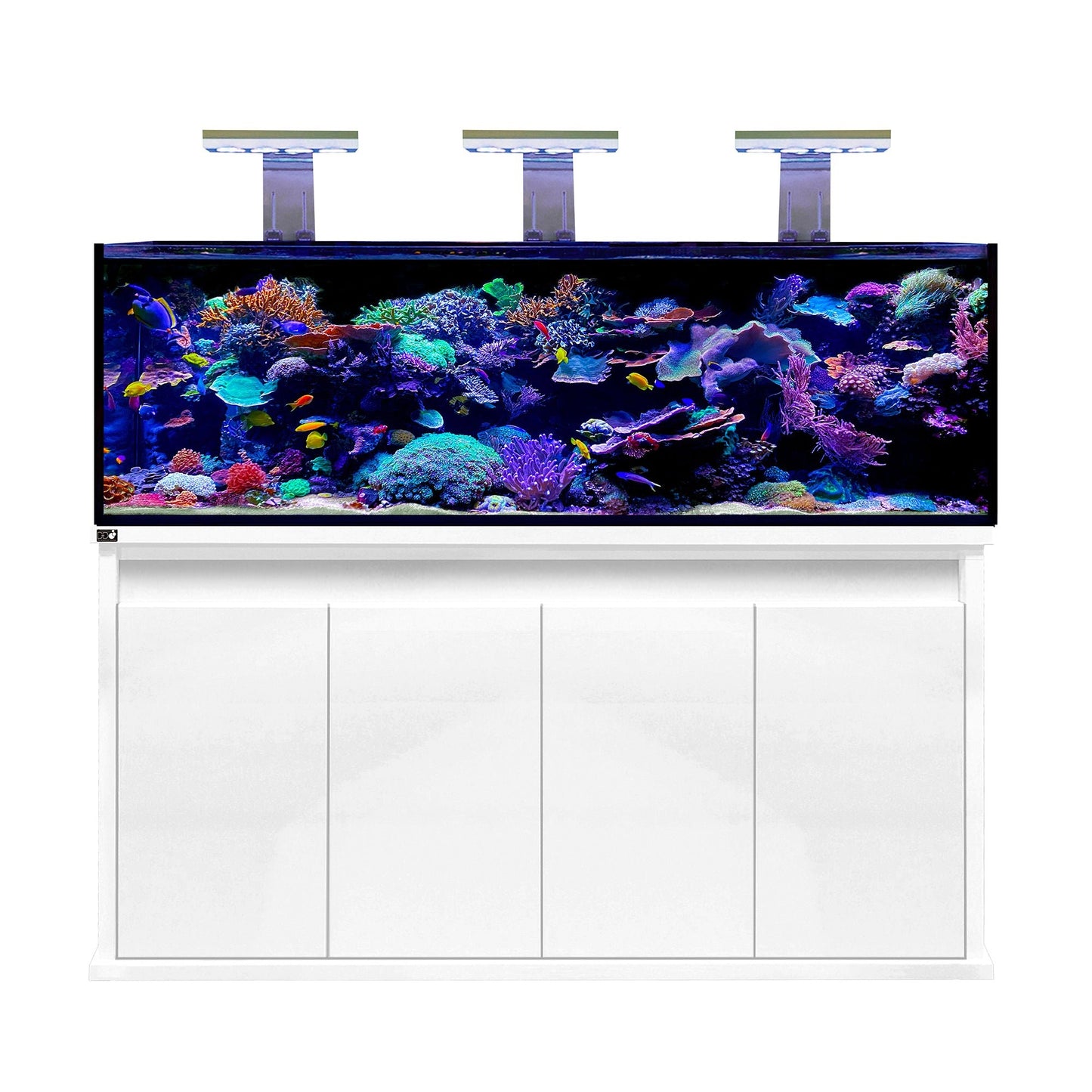 D-D Reef-Pro 1800 Deluxe Light Pack 1 - Gloss White (Clarisea Sump/Black Lights) - Charterhouse Aquatics