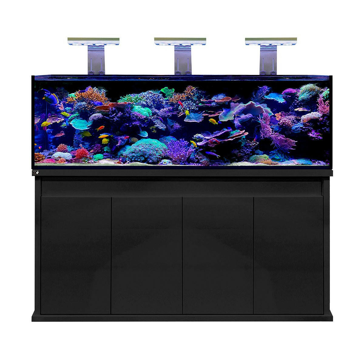 D-D Reef-Pro 1800 Deluxe Light Pack 2 - Gloss Black (Standard Sump/Black Lights) - Charterhouse Aquatics