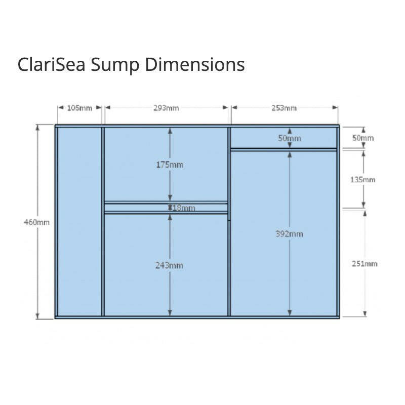 D-D Reef-Pro 900 Deluxe Light Pack 1 - White (Clarisea Sump/White Lights) - Charterhouse Aquatics