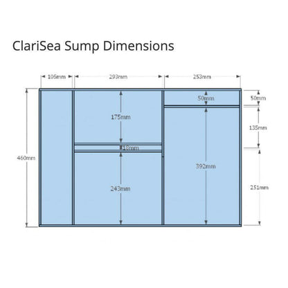 D-D Reef-Pro 900 Deluxe Light Pack 2 - Concrete (Clarisea Sump/Black Lights) - Charterhouse Aquatics