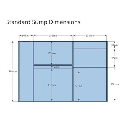 D-D Reef-Pro 900 Deluxe Light Pack 2 - Concrete (Standard Sump/Black Lights) - Charterhouse Aquatics