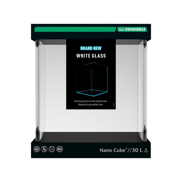 Dennerle Nano Cube White Glass 30L - Charterhouse Aquatics