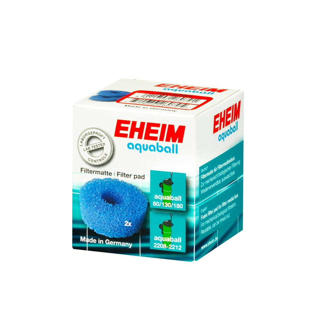 Eheim 2208-12 Aquaball Coarse Filter Cartridge (x2) - Charterhouse Aquatics