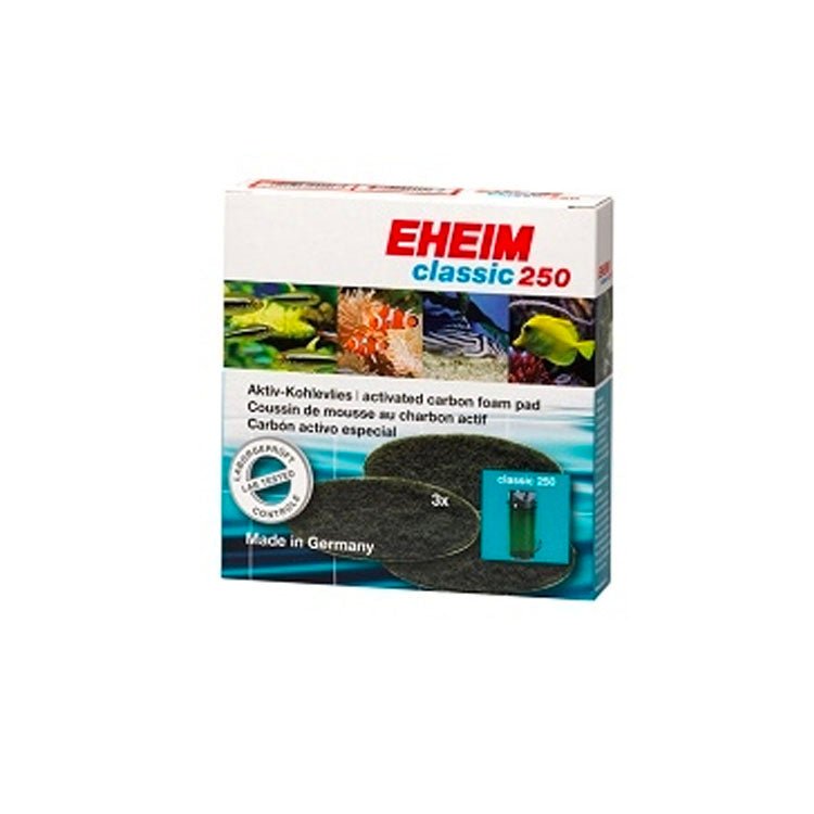 Eheim Classic 250 Carbon Pad (x3) - Charterhouse Aquatics