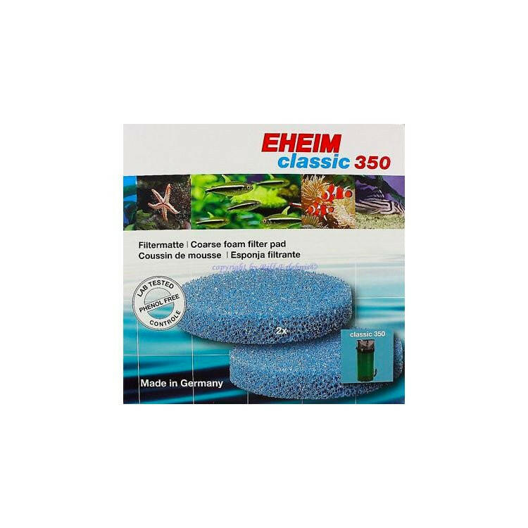 Eheim Classic 350 Coarse Filter Pad (Blue) (x2) - Charterhouse Aquatics