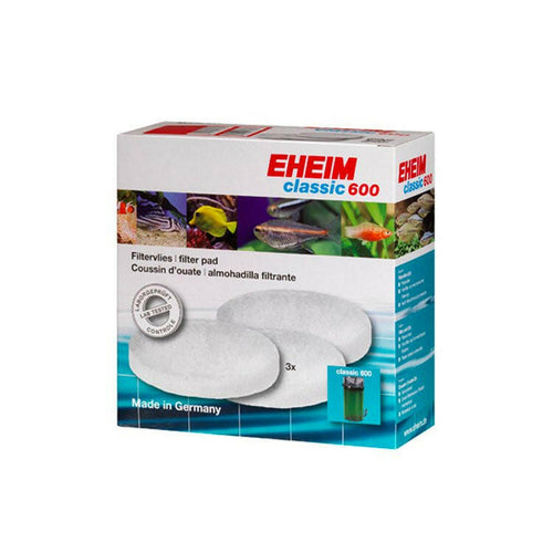 Eheim Classic 600 Fine Filter Pad (white) (x3) - Charterhouse Aquatics