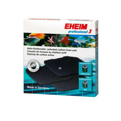 EHEIM Pro 3 250 - 600 Carbon Filter Pads (x3) - Charterhouse Aquatics