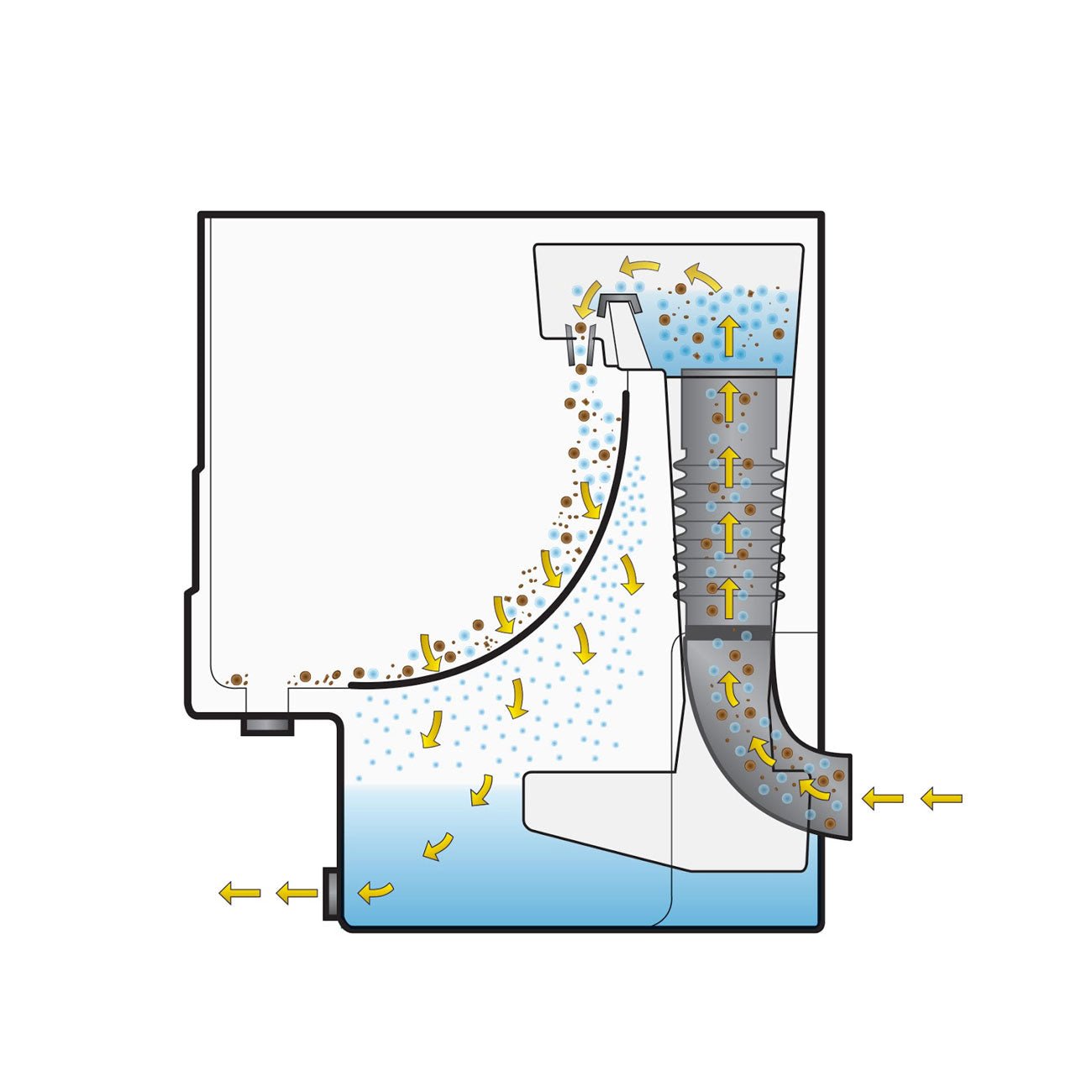 Evolution Aqua Cetus Sieve (Pump Fed Model) - Charterhouse Aquatics
