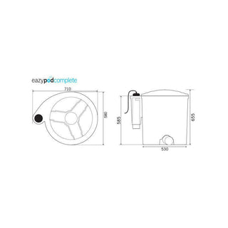 Evolution Aqua Eazy Pod Complete (Grey) - Charterhouse Aquatics