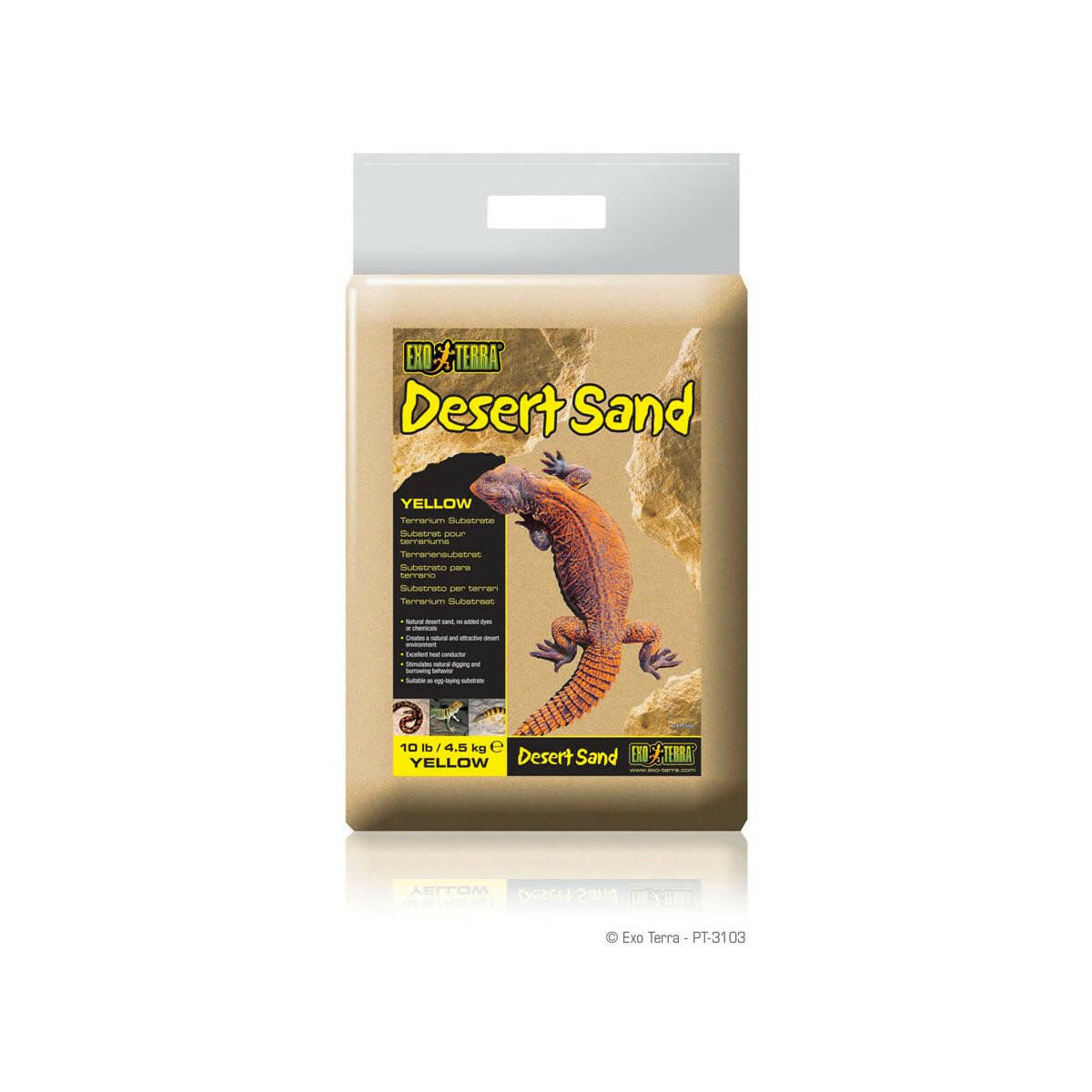 Exo Terra Desert Sand Yellow 4.5Kg - Charterhouse Aquatics