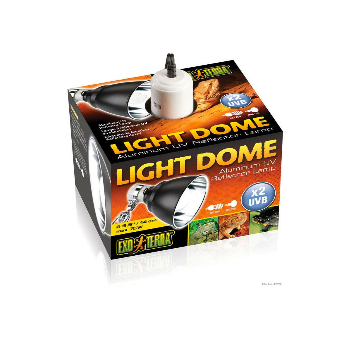 Exo Terra Light Dome Fixture 14cm - Charterhouse Aquatics