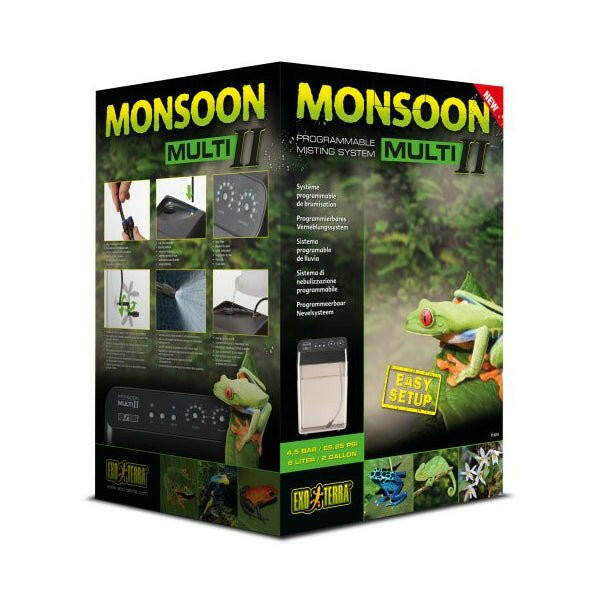 Exo Terra Monsoon Multi II Misting System - Charterhouse Aquatics